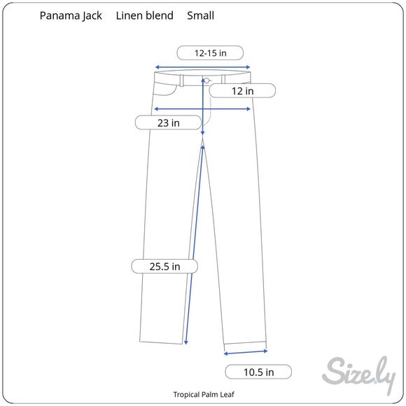 Panama Jack Linen Blend Pants Women’s Size S Wide Leg Tropical Pockets Green - Picture 3 of 10